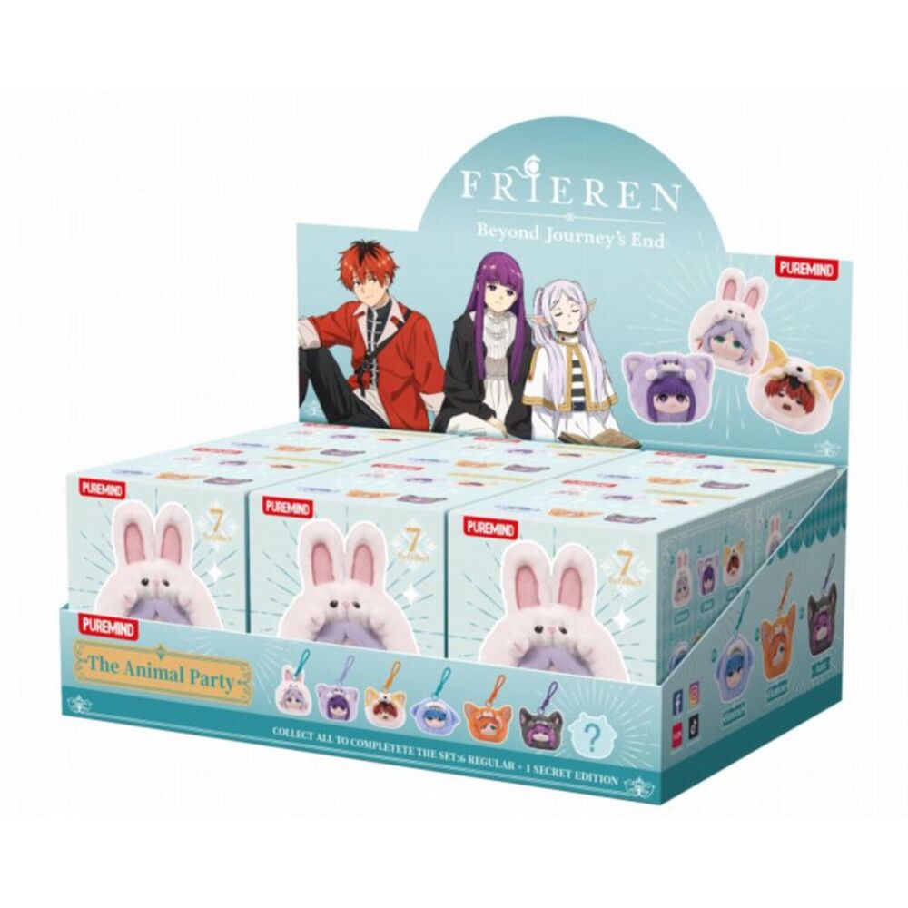 Frieren The Animal Party Vinyl Plush 6pc Blind Box PDQ  COLLECTIBLES